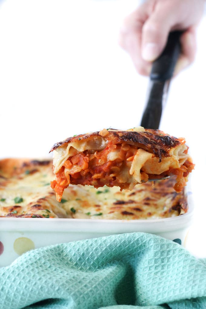 Lentil and Vegetable Lasagna