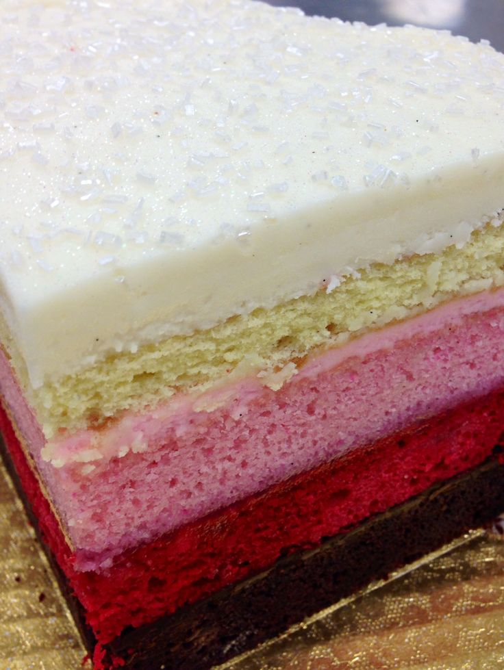 Red Velvet Neapolitan Cake