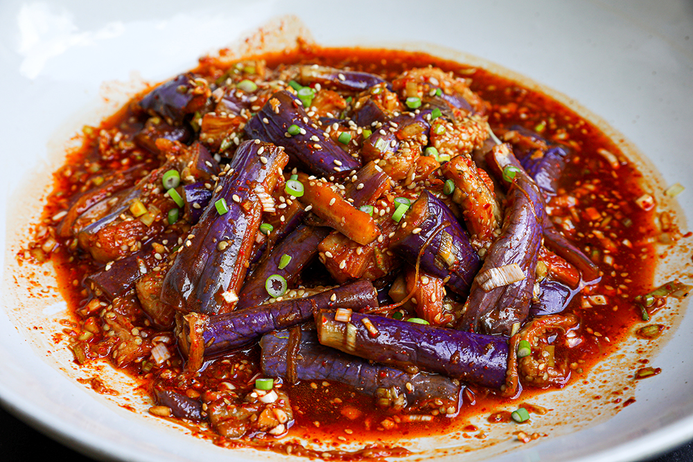 7. Spicy Eggplant Dumplings