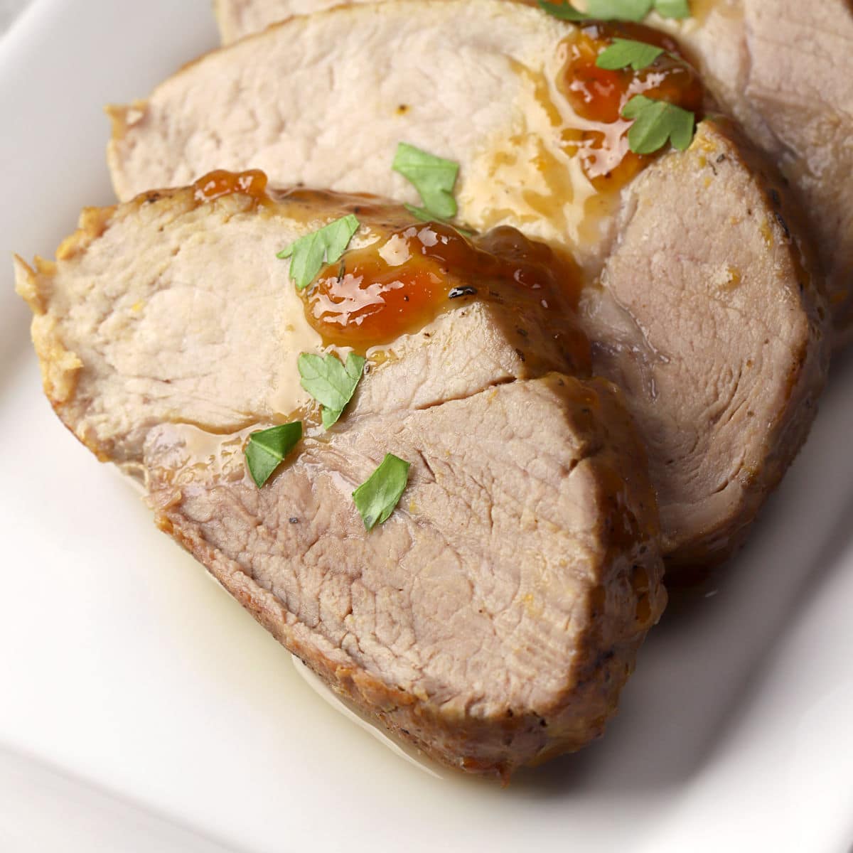 Pork Loin with Apricot Glaze