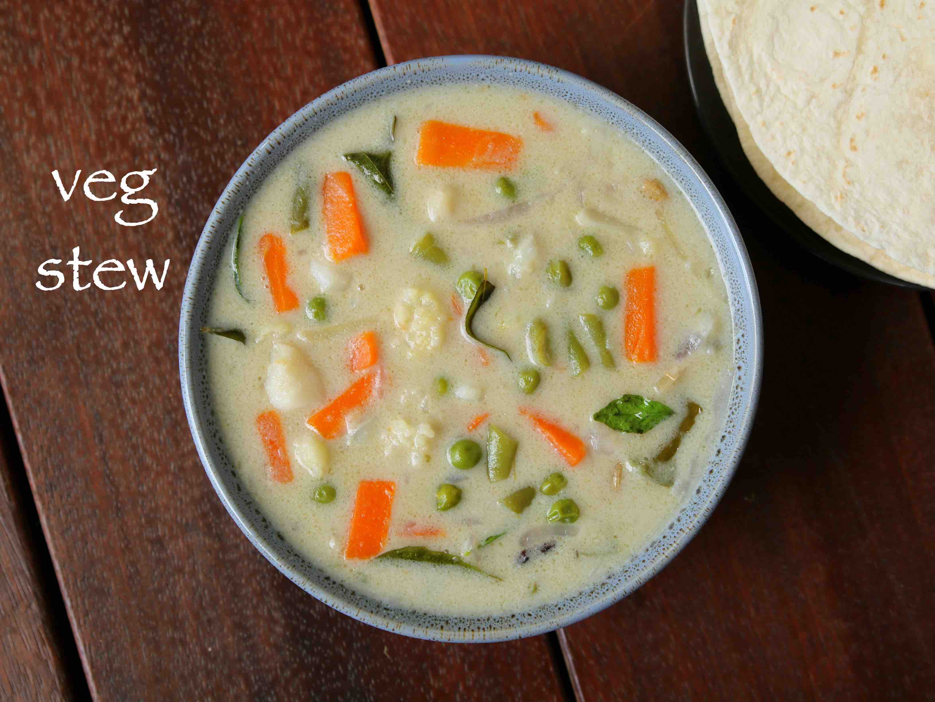 Appam with Vegetable Stew