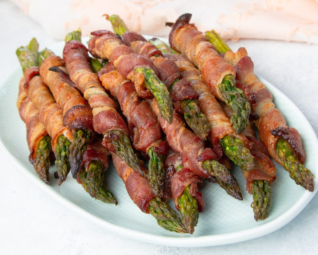 Keto Bacon Wrapped Asparagus