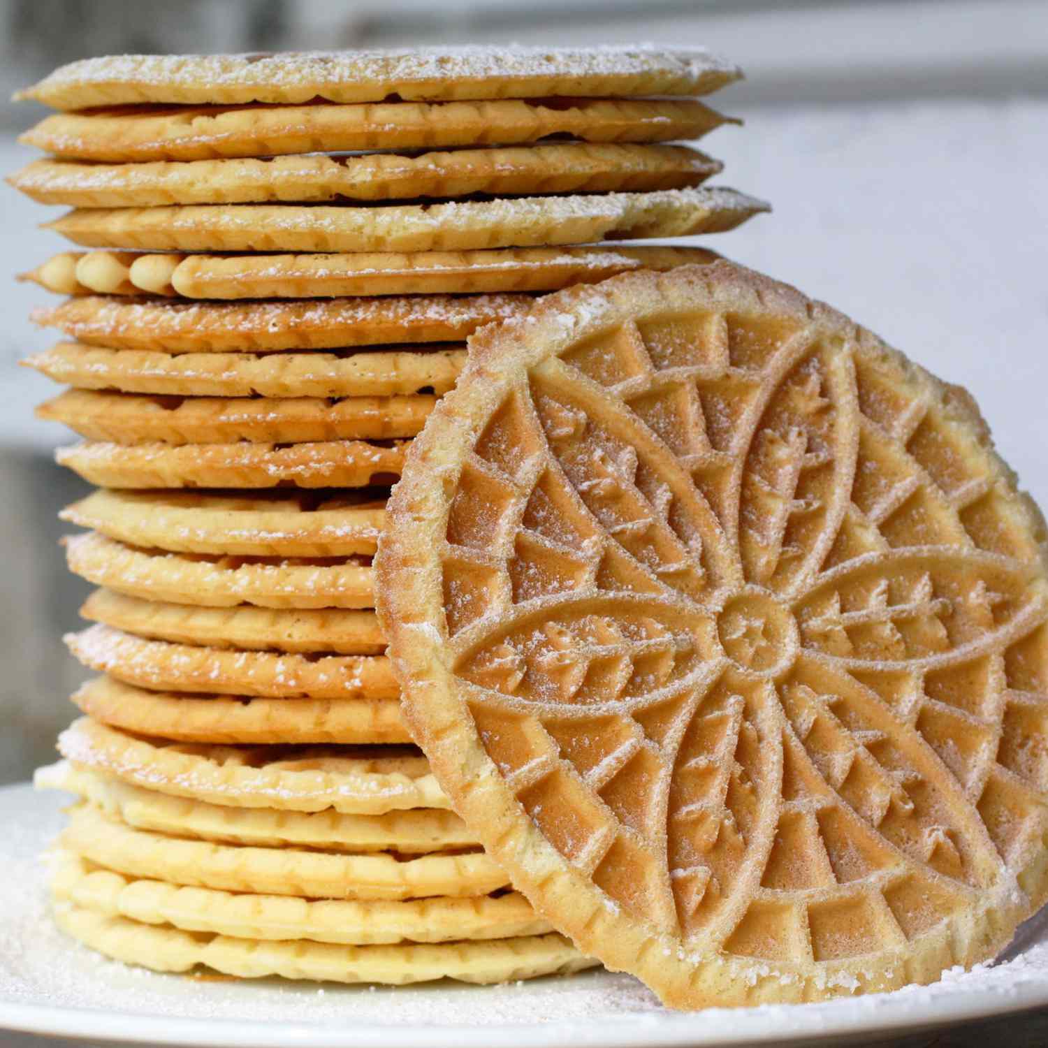 Pizzelle de coco