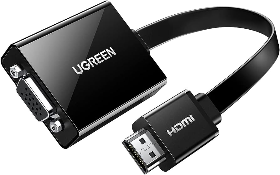 UGREEN Active HDMI to VGA Adapter with 3.5mm Audio Jack
