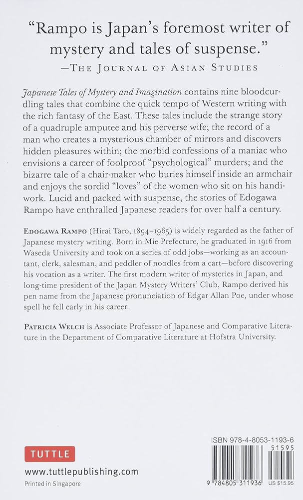 Japanese Tales of Mystery and Imagination