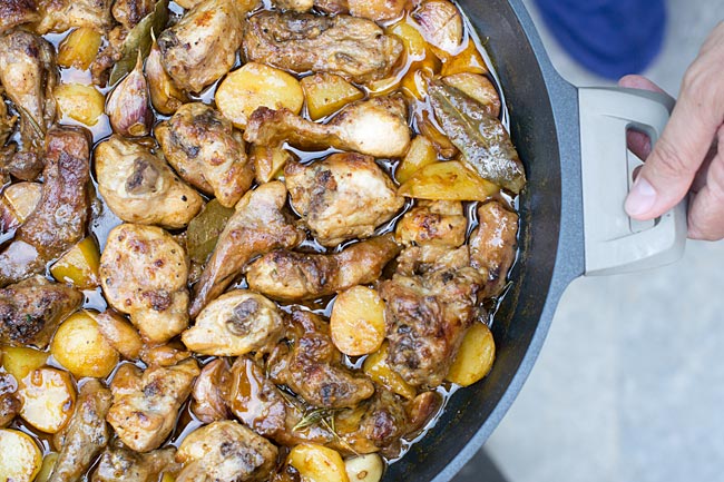 Receta de Conejo al Ajillo - Cocina Creativa