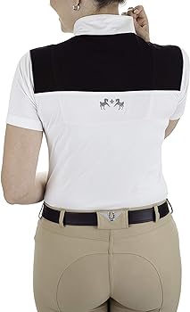 Equine Couture Ladies Performance Long Sleeve Polo Sport Shirt