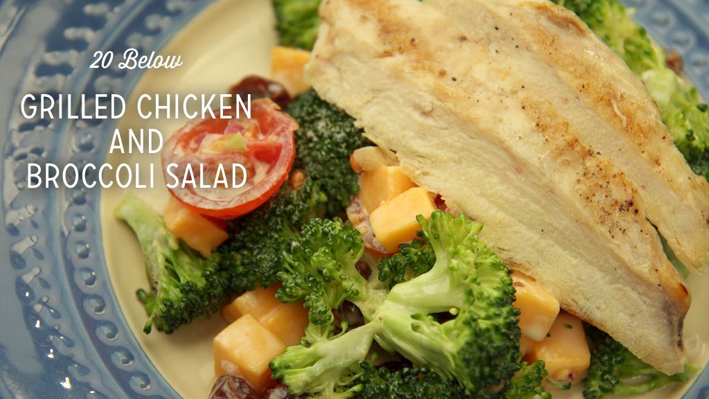 Grilled Chicken and Broccoli Salad