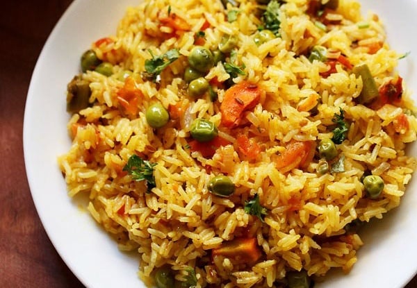 Tomato Rice with Vegetables