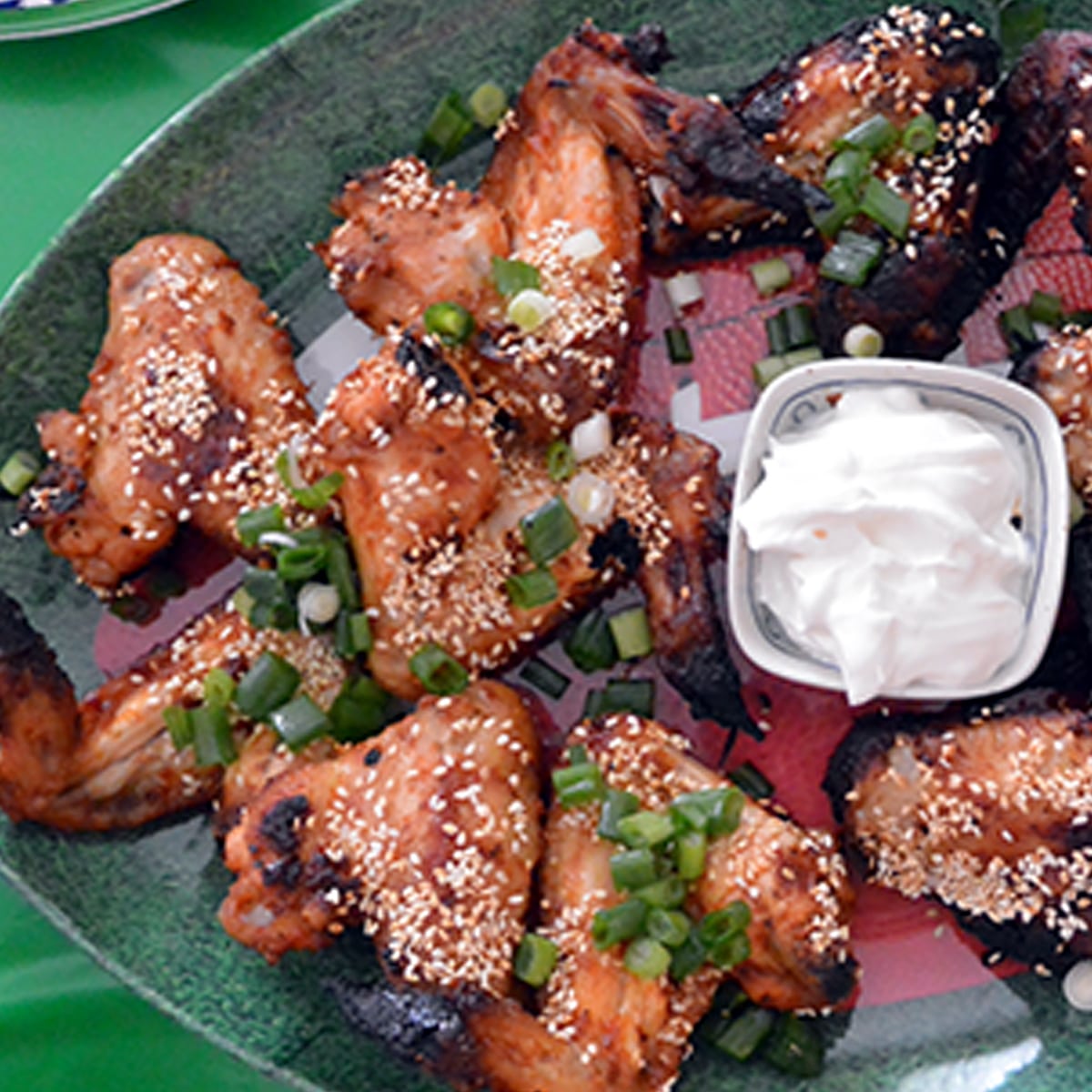 Sesame Ginger Air Fryer Chicken Wings