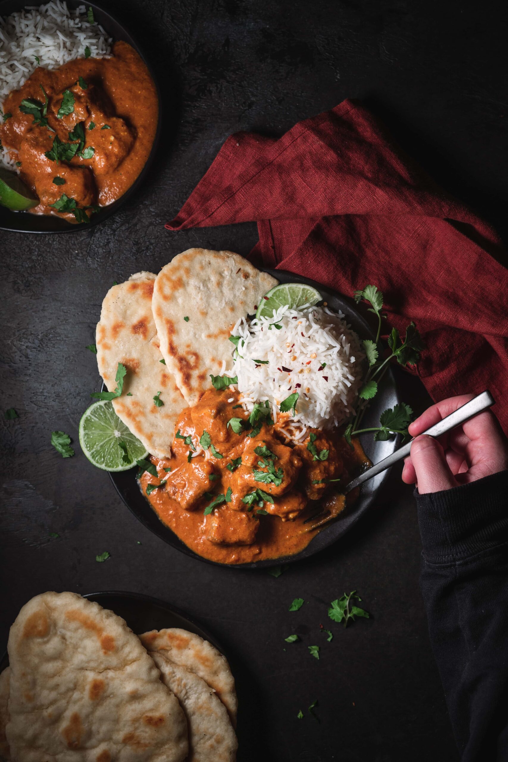 Chicken Tikka Masala Stuffed Naan