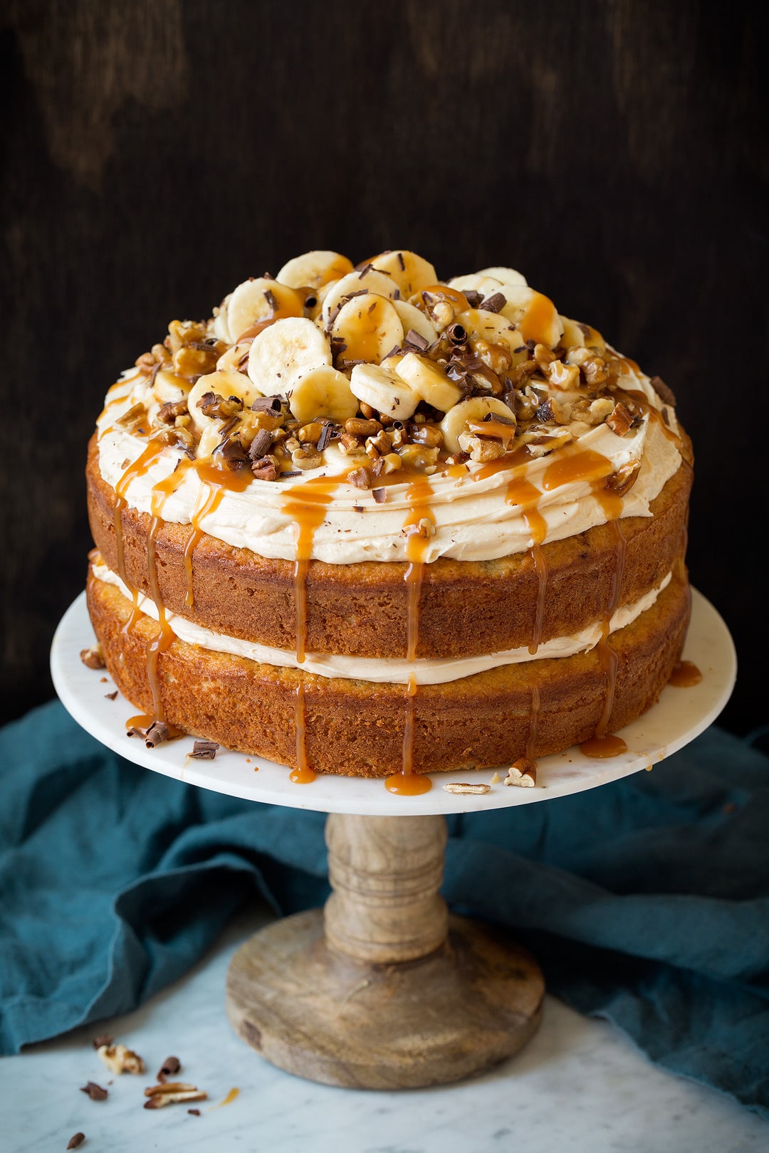 Banana Caramel Cake