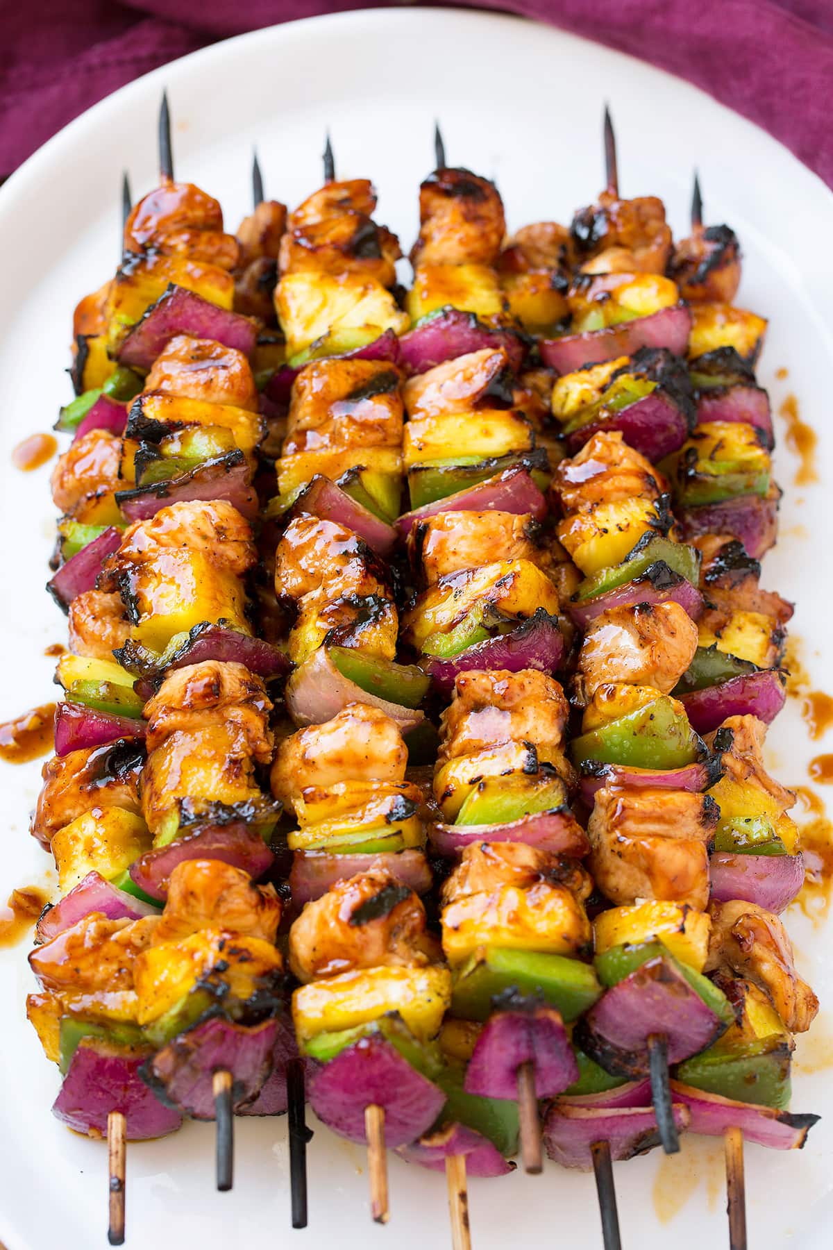 Grilled Chicken and Pineapple Skewers
