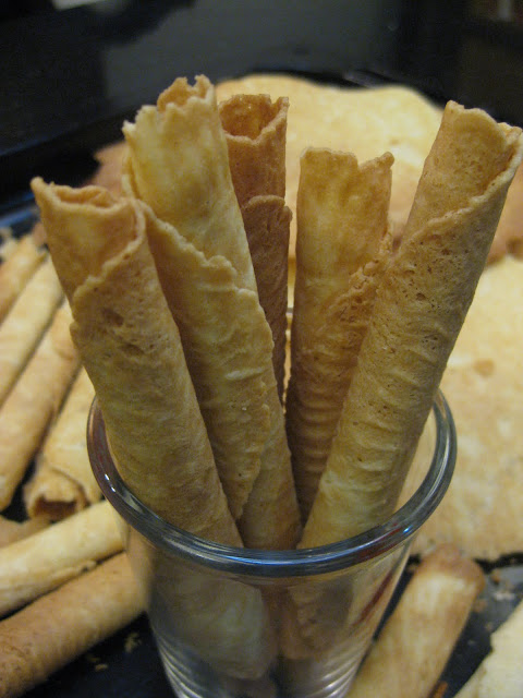 Pizzelle de vainilla