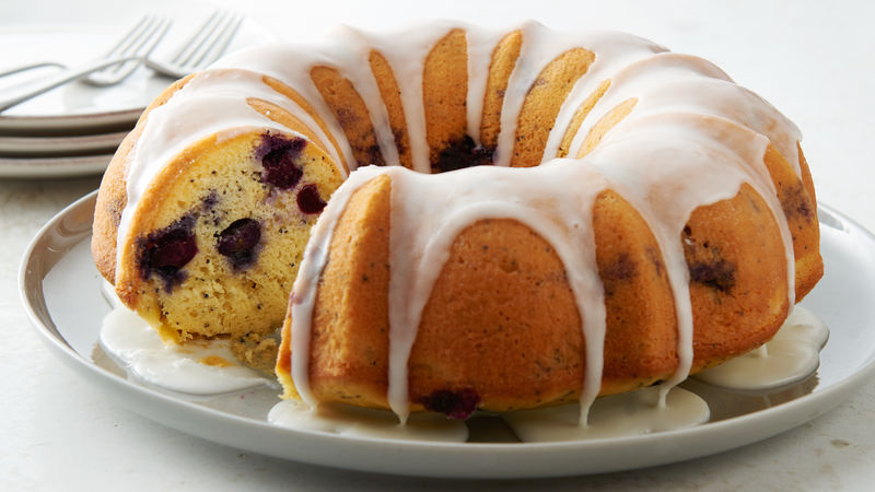 Blueberry Lemon Poppy Seed Cake