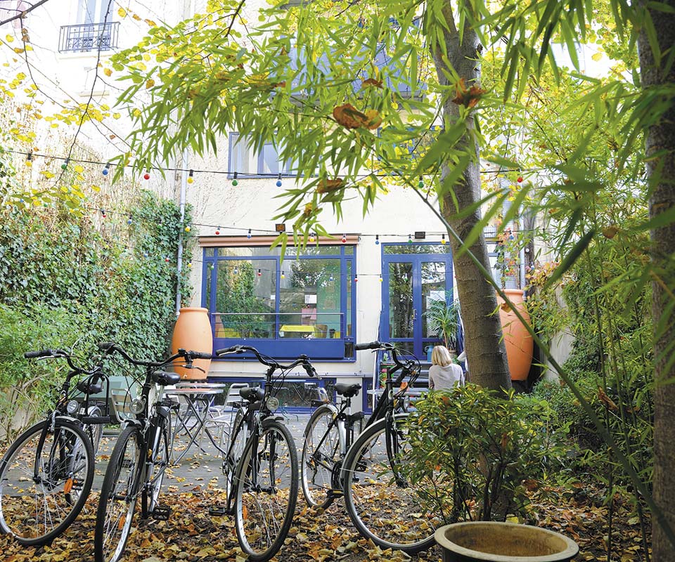 Casa con jardín en el centro de París