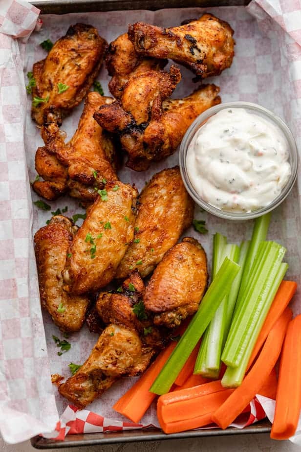 Barbecue Ranch Chicken Wings