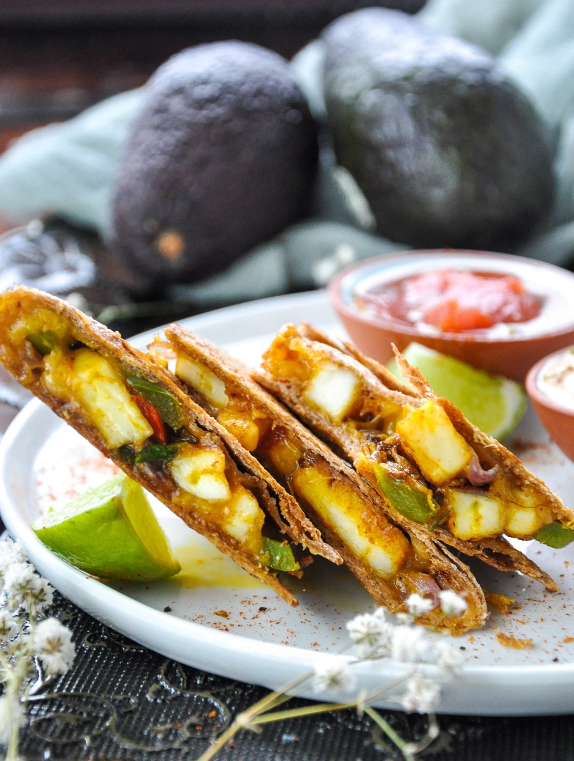 Paneer Tikka Masala Quesadilla