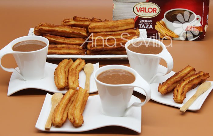 Churros con Chocolate - Receta con Thermomix