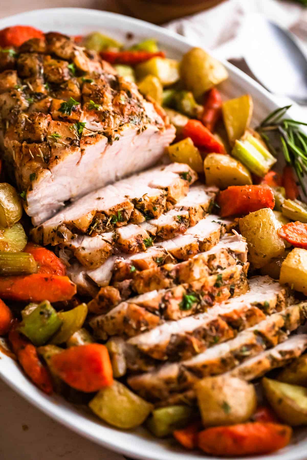 Pork Loin with Roasted Vegetables