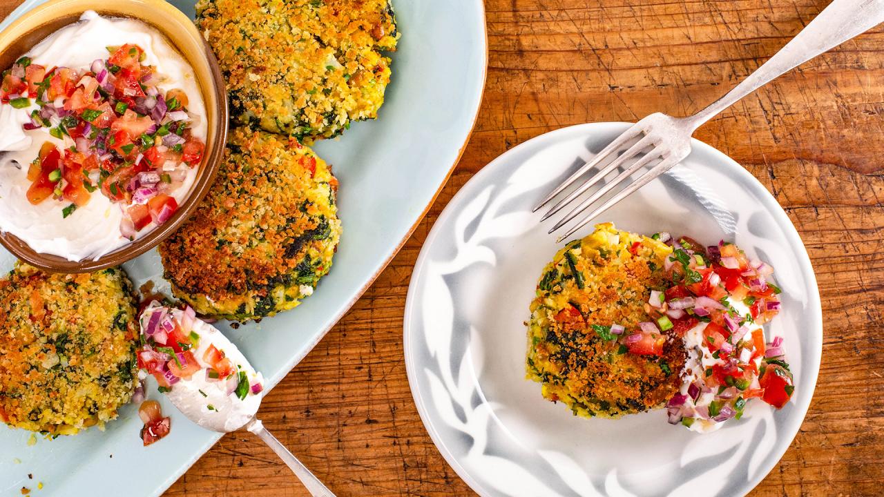 Spinach and Chickpea Cutlets