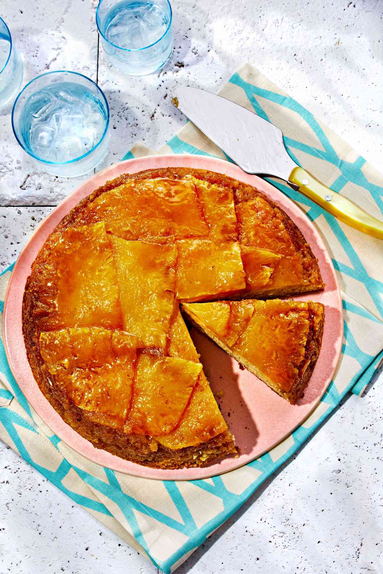 Pineapple Upside-Down Cake with Ginger