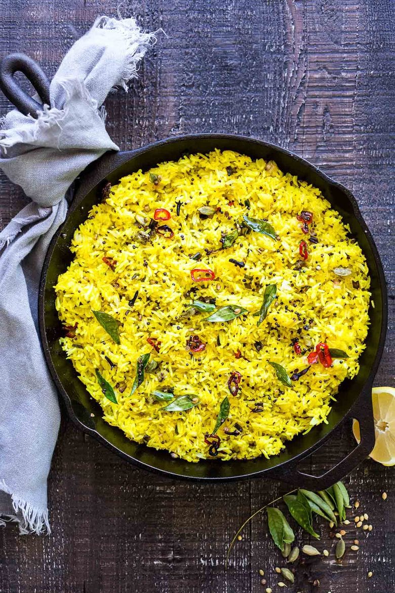 Lemon Curry Vegetable Rice