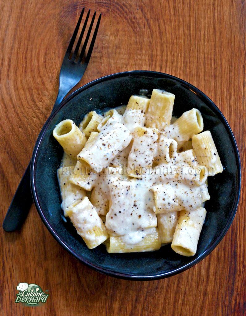 Cacio e Pepe con camarones