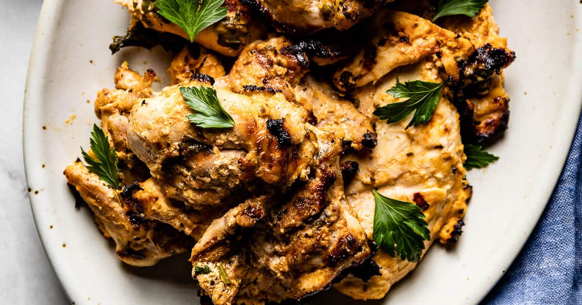 Greek Yogurt Grilled Chicken