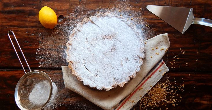 Pastiera Napolitana con almendras