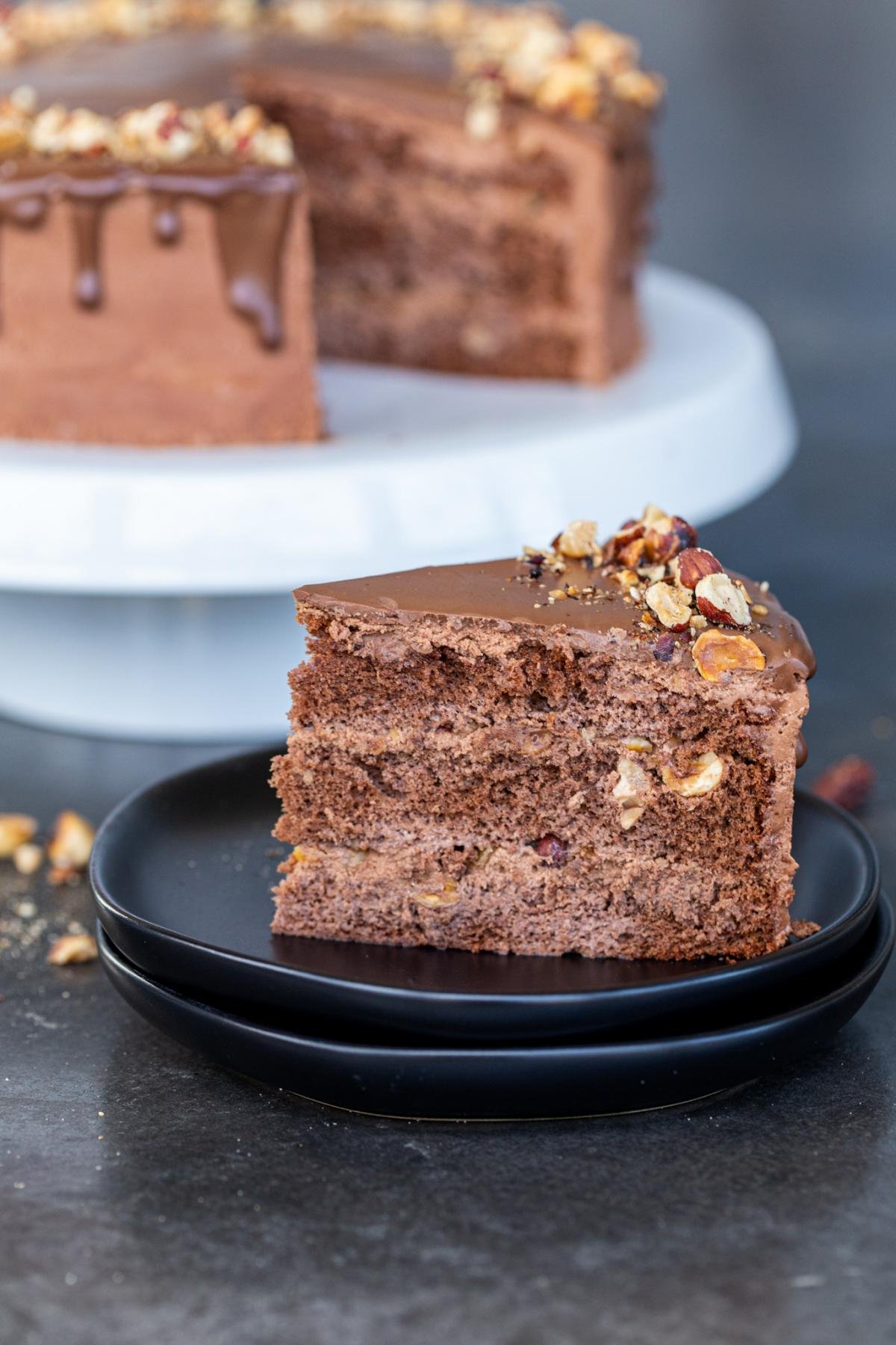 Hazelnut Chocolate Cake