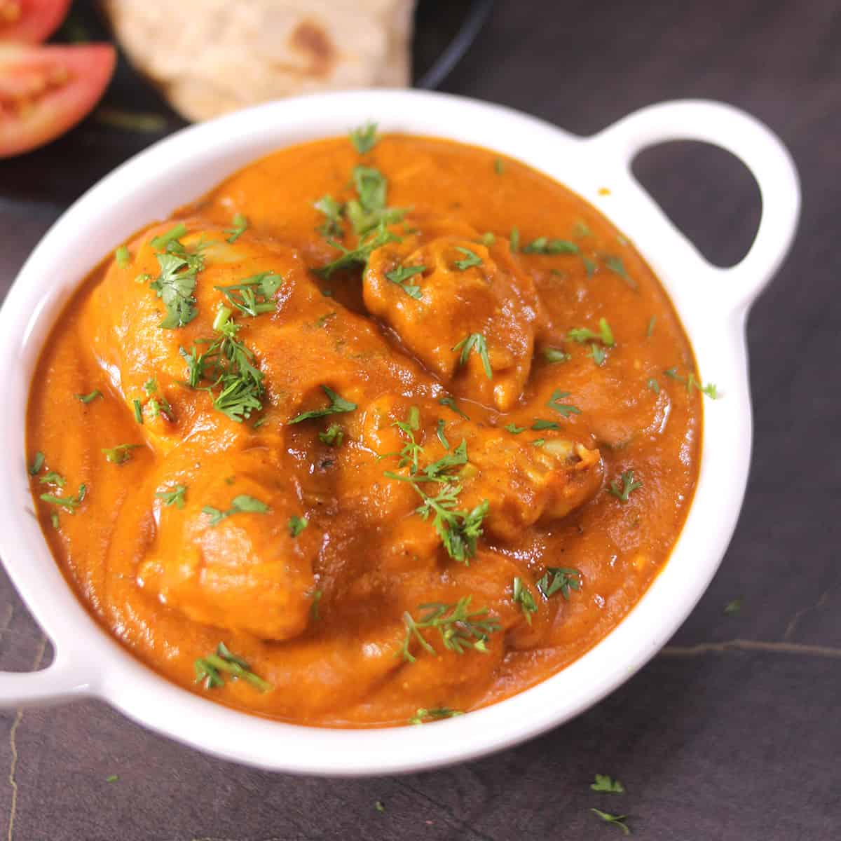 Lemon Garlic Chicken Handi