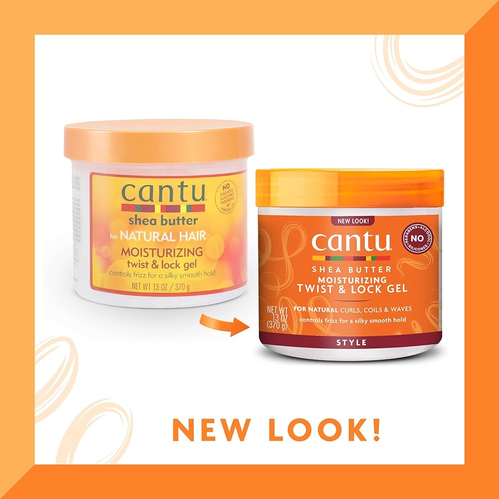 Cantu Shea Butter for Natural Hair Moisturizing Twist & Lock Gel