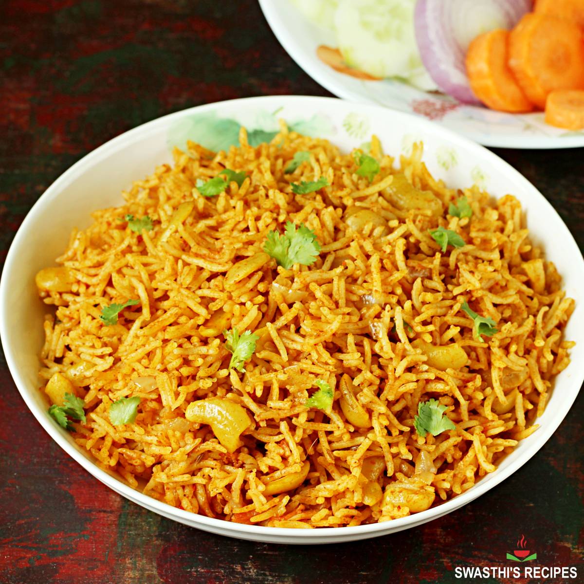 Tomato Rice with Cashews