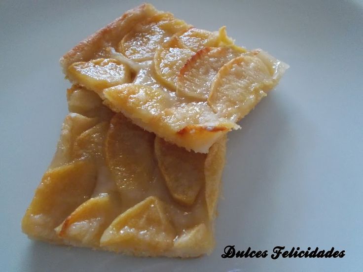 Coca de manzana con canela