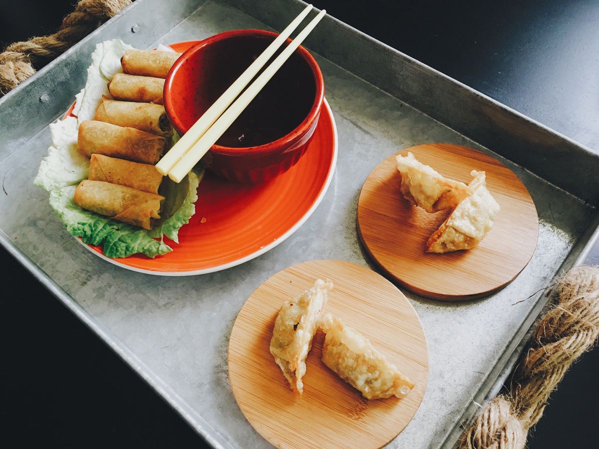 Sweet and Sour Spring Rolls