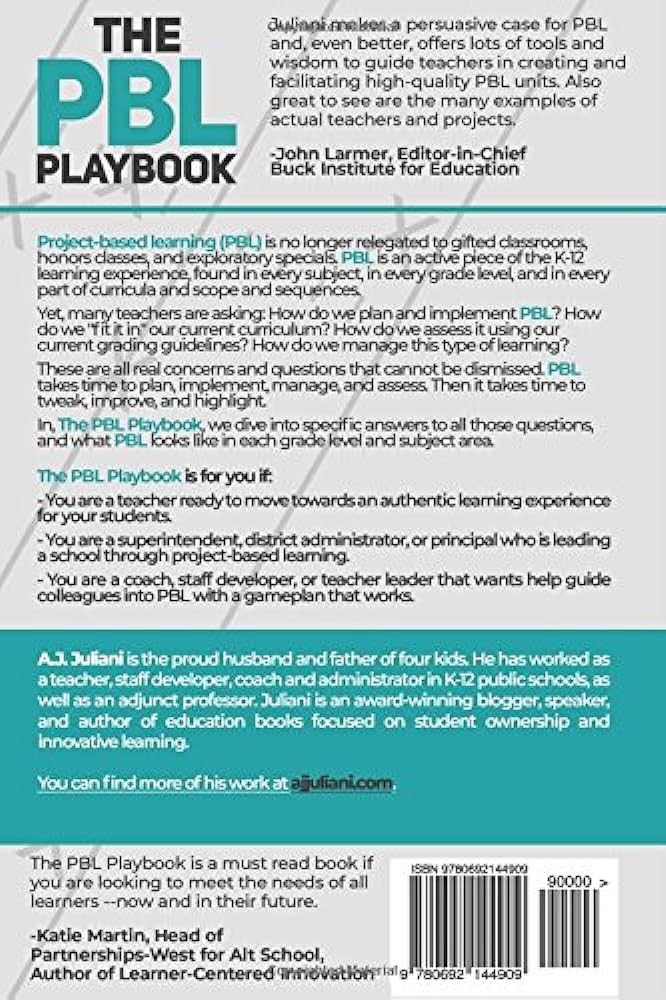 The PBL Playbook: A Step-by-Step Guide to Implementing Project-Based Learning