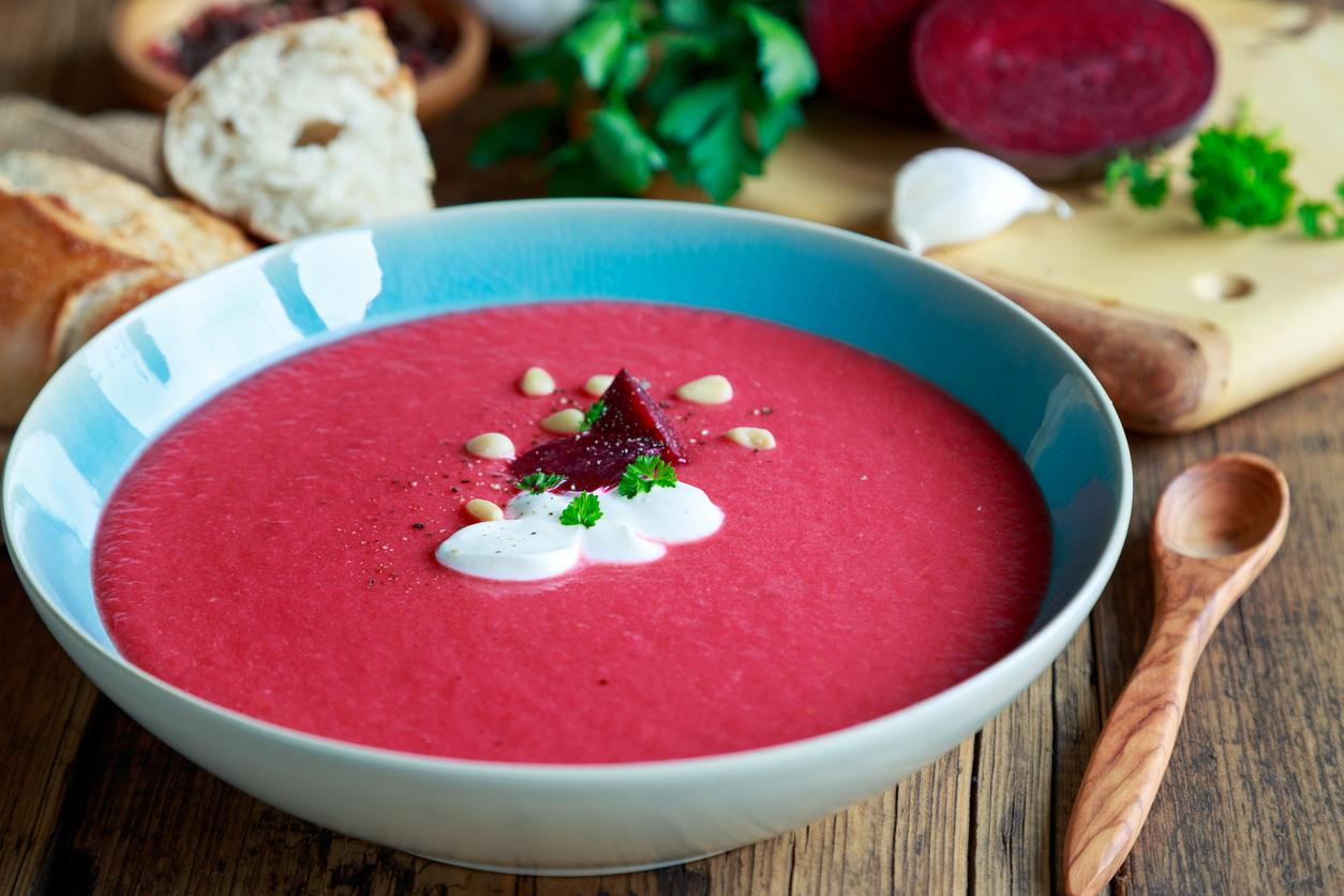 Salmorejo de Remolacha y Naranja