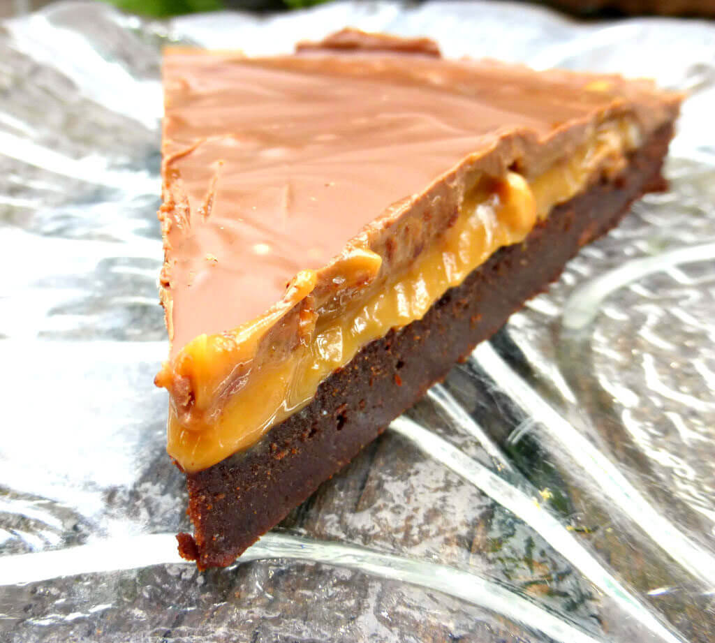 Salted Caramel Layered Brownies