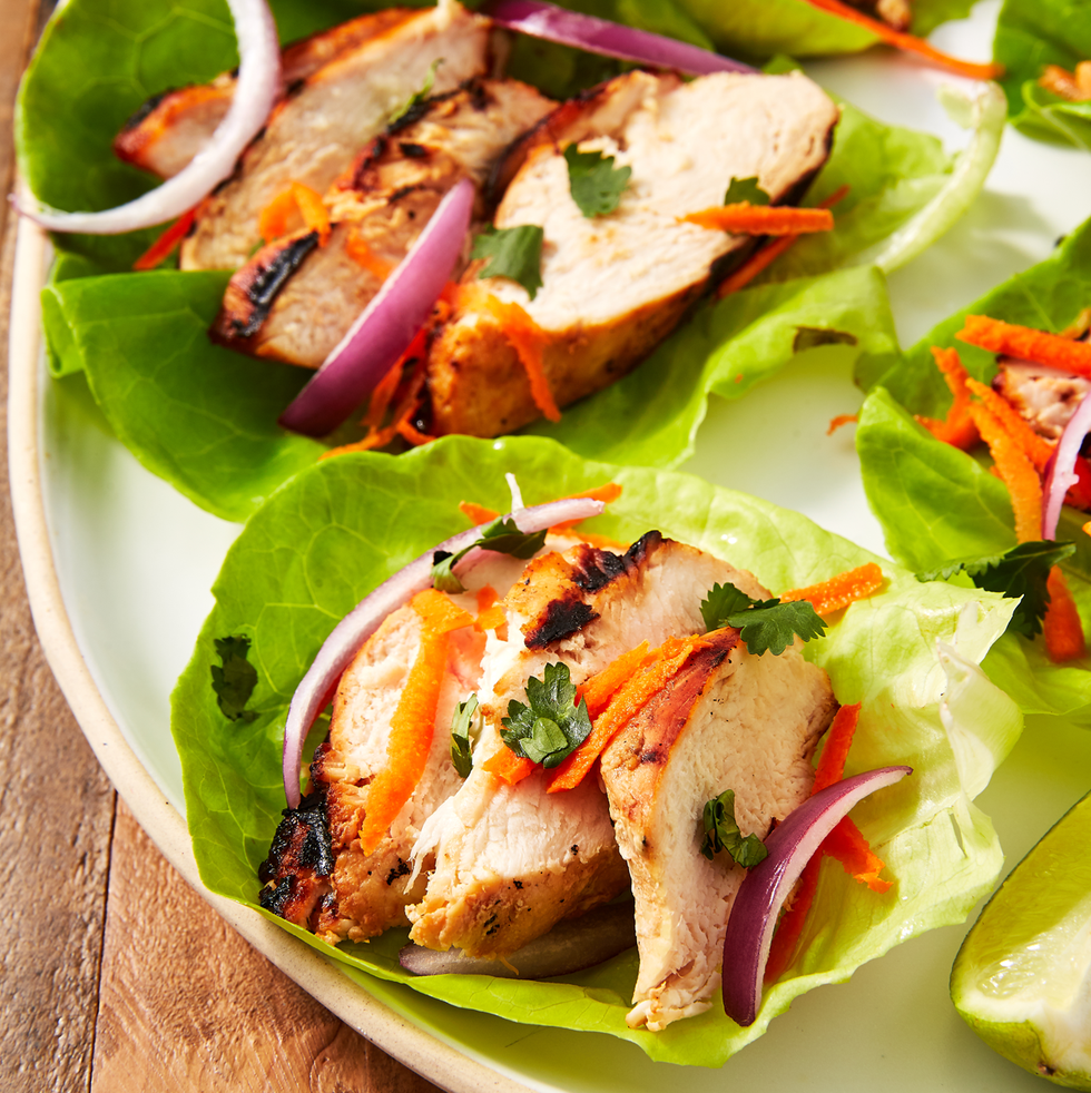 Chilli Chicken Lettuce Wraps