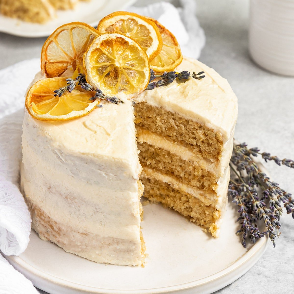 Keto Lavender Honey Cake