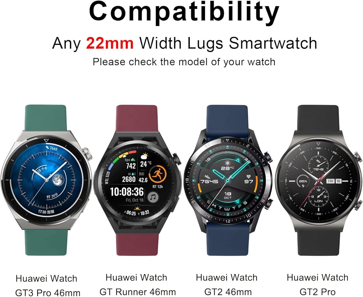 Simpeak Rugged Protective Case for Huawei Watch GT 2