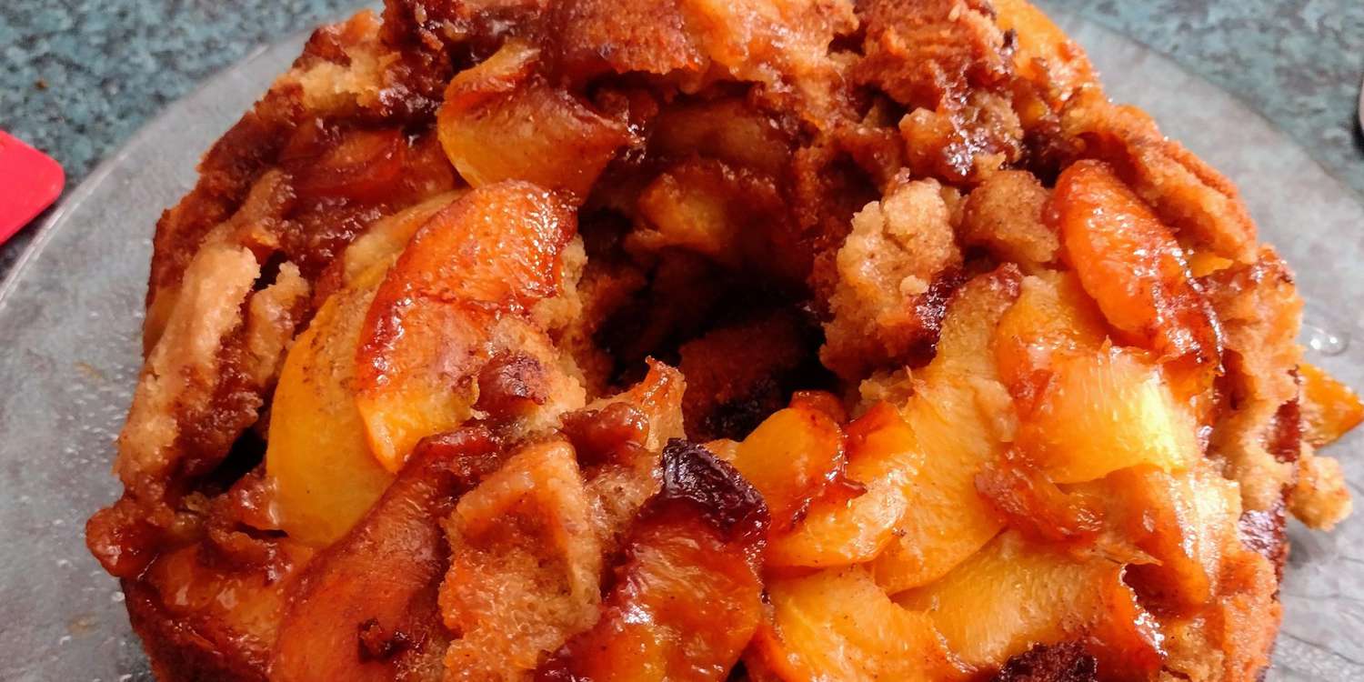 Peach Cobbler Upside-Down Cake Recipe