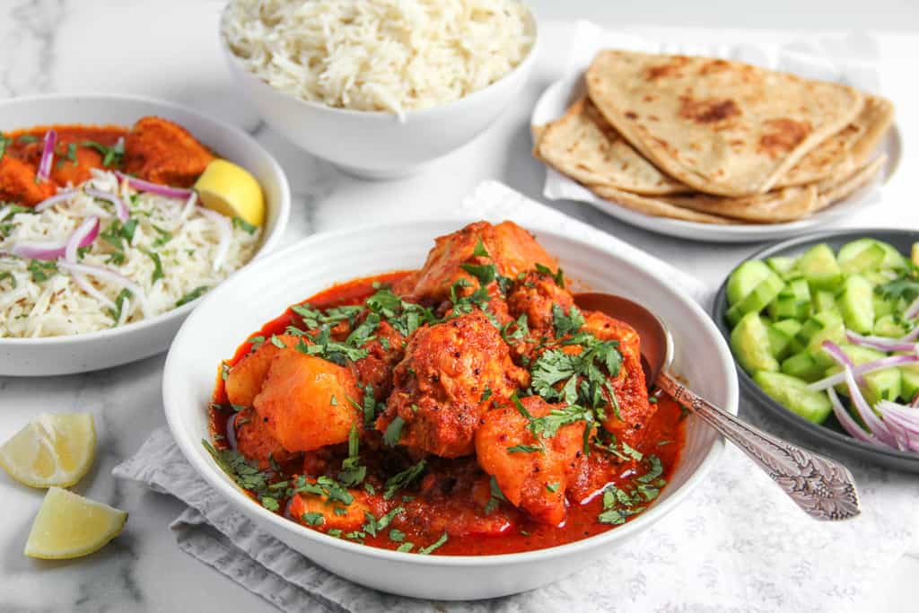 Chicken Vindaloo with Fragrant Basmati Rice