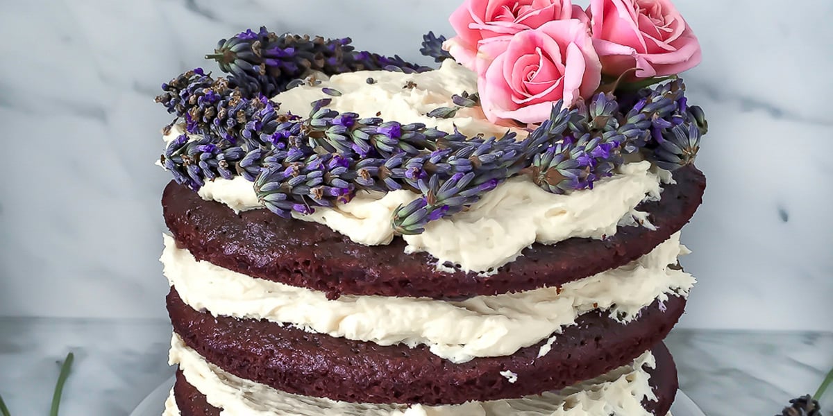 Dairy-Free Lavender Honey Cake