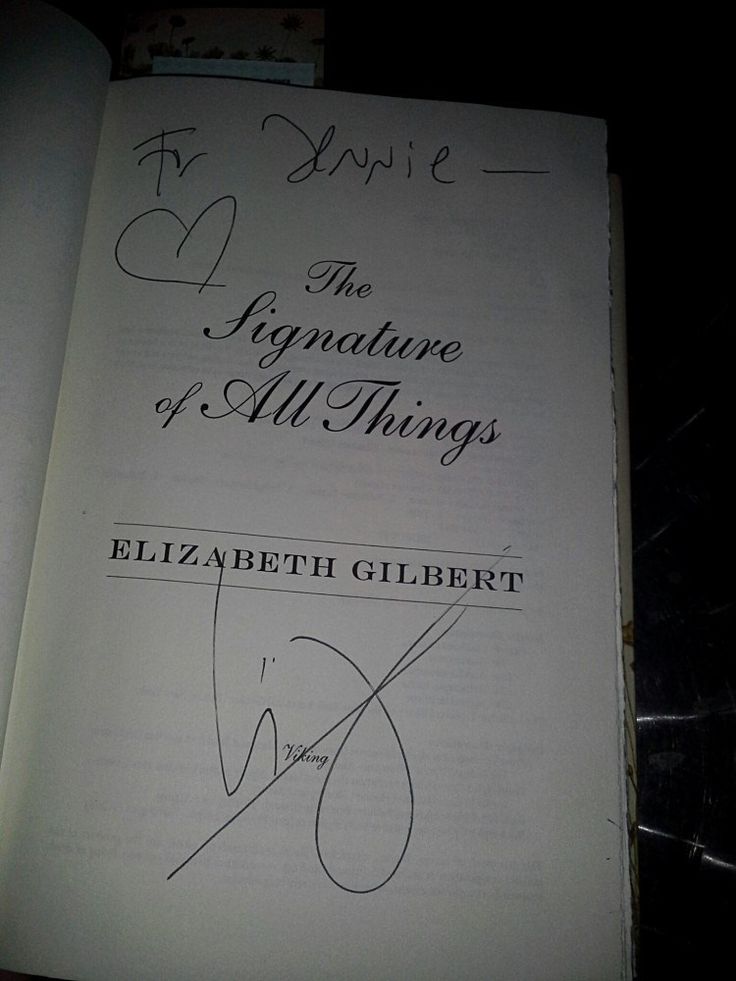 The Signature of All Things