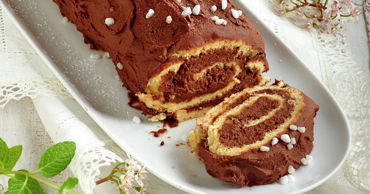 Tarta de la Abuela de plátano y chocolate