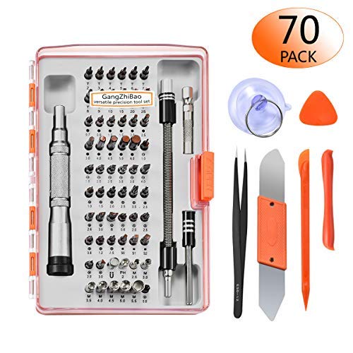 GANGZHIBAO 70pcs Precision Screwdriver Set