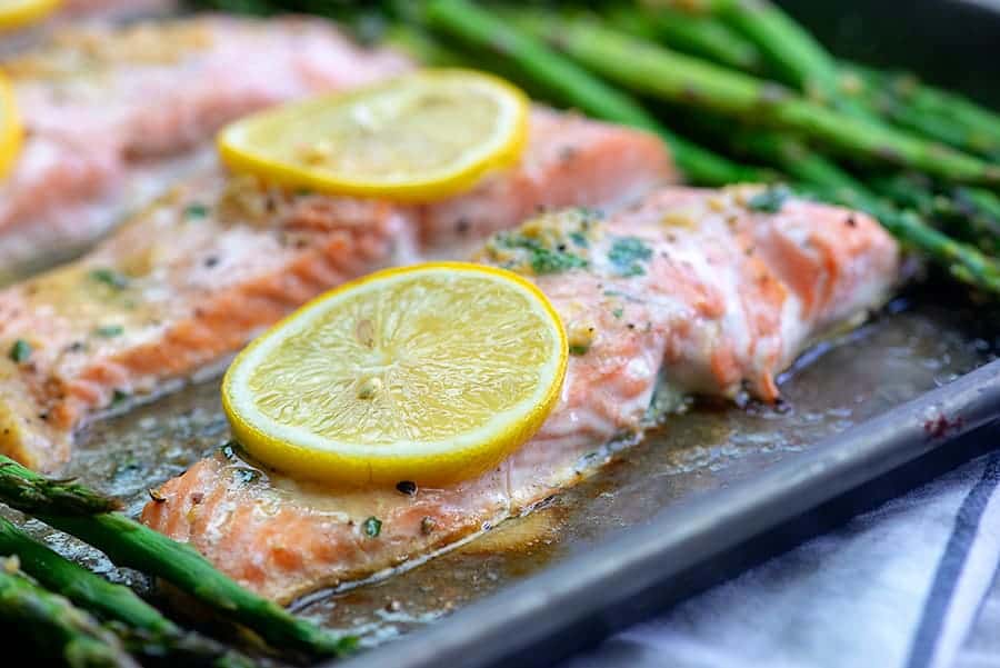 Keto Grilled Salmon with Asparagus