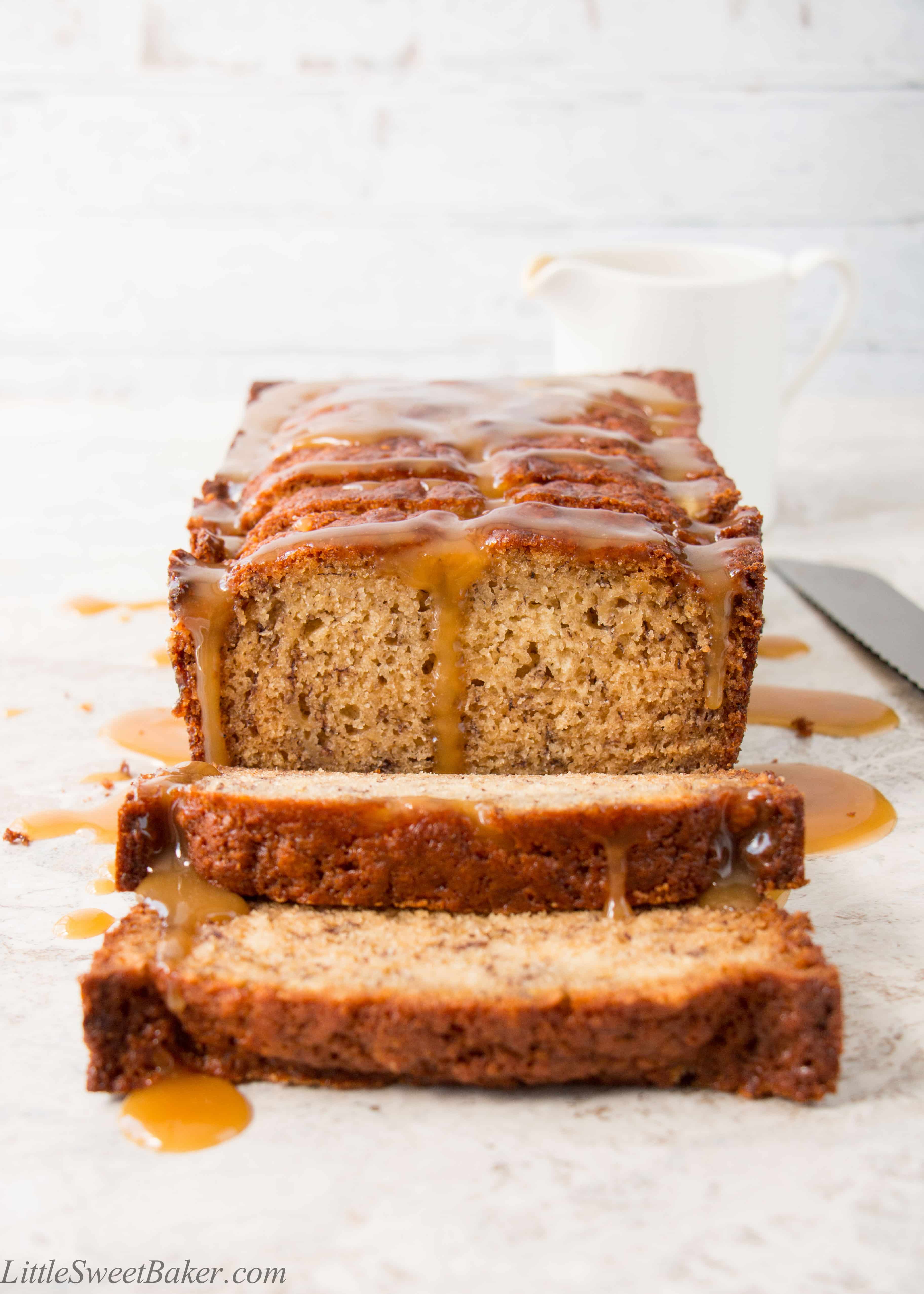 Caramel Banana Bread